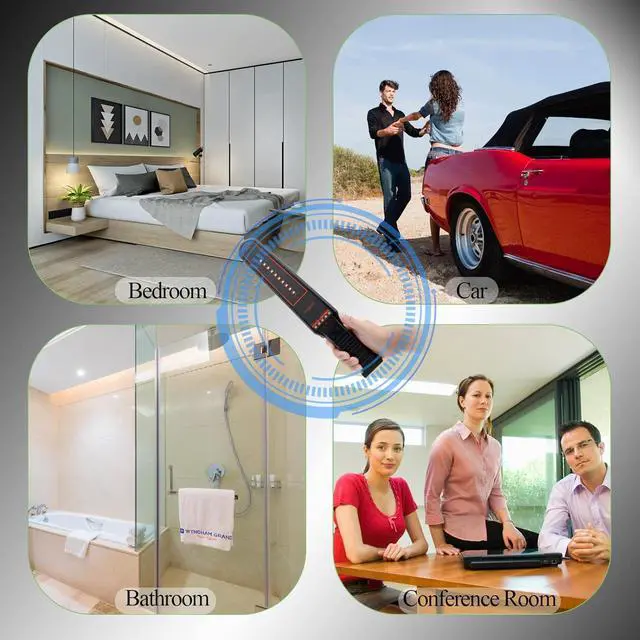 Alt view image 5 of 6 - Camera Finder, Hidden Camera Detector, Bug Detector, Car Tracking Detector, Listening Device Detector for Car, Hotel, Meeting Safeguard Your Travel