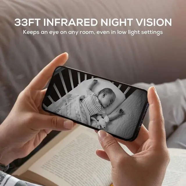 Alt view image 3 of 7 - Indoor Cube Camera 1080P FHD, 33ft Night Vision, Sound Detection, Motion Detection, Two-Way Talk, Instant Alerts, Micro SD Card/Cloud Storage, Works with Alexa, Works with Google Assistant