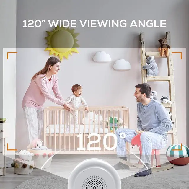 Alt view image 6 of 7 - Indoor Cube Camera 1080P FHD, 33ft Night Vision, Sound Detection, Motion Detection, Two-Way Talk, Instant Alerts, Micro SD Card/Cloud Storage, Works with Alexa, Works with Google Assistant