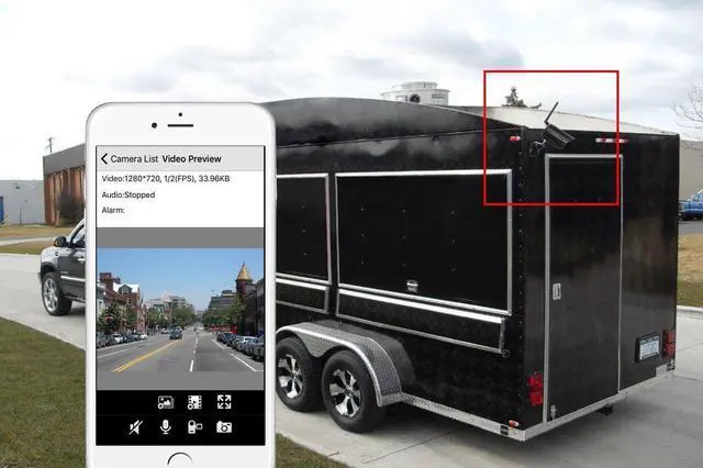Alt view image 6 of 7 - NUCAM 32GB Wireless Portable Magnetic Base Battery Powered RV/Trailer/Truck Hitch Backup Camera NuCam WR Surveillance IP Camera w. 1/4"-20 UNC Hole, Motion Detection Recording Night Vision