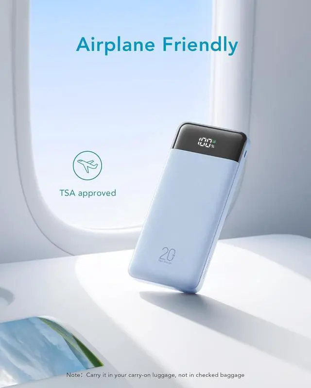 Alt view image 6 of 7 - 20000mAh Portable Charger with Built in Cables 22.5W Travel Power Bank Fast Charging USB C Cell Phone Battery Pack for iPhone 16/15/14/13/12/11 Series iPad  Android Tablet