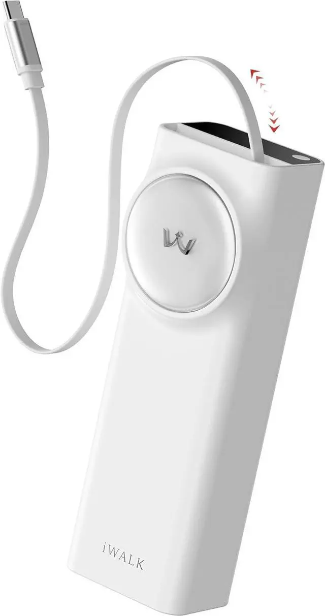 Main image of iWALK Laptop Power Bank, 20000mAh 65W Portable Charger with Built-in 2.3ft Retractable USB-C Cable & LED Display - Triple Outputs for MacBook Pro/Air, iPhone 16/15 Series, iPad Pro, Samsung S25/S24