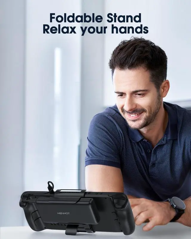 Alt view image 7 of 7 - 65W Power Bank Compatible with Steam Deck/OLED, Laptop Power Bank 20000mAh PD 3.0 Portable Battery Bank with Removable Back Mount, External Battery Pack for MacBook, Dell, Lenovo, Asus