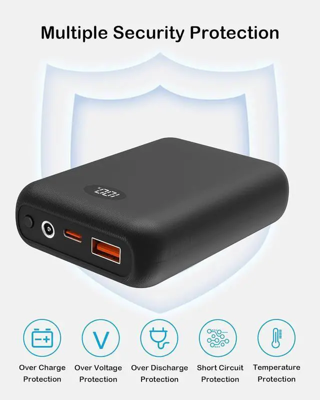 Alt view image 5 of 6 - 16000mAh Heated Vest Battery Pack Compatible with ORORO and Venustas, 7.4V Battery Pack for Heated Vest with 2 Adapter Cable, Power Bank for Heated Vest, Jacket, Pants(No for 5V Heated Devices)