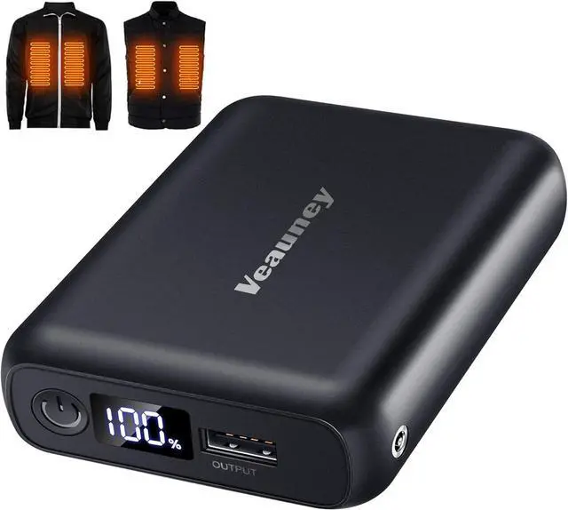 Main image of 18400mAh Heated Vest Battery Pack Compatible with ORORO and Venustas, 7.4V Battery Pack for Heated Vest, with LED Display Portable Power Bank for Heated Vest, Jacket, Pant(No for 5V Heated Device)