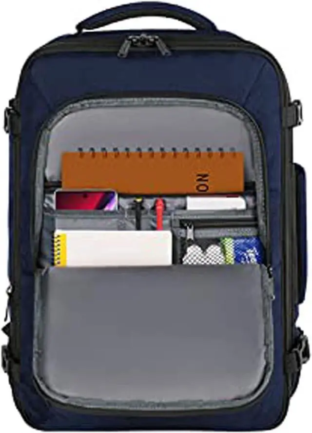 Alt view image 7 of 7 - Vancropak 35L Traveling Backpack, Airplane Approved Travel Carry on Bag hand luggage, Water Resistant Lightweight Luggage Suitcase Backpack Overnight Weekender Business Daypack Bag for Men Women, Blue