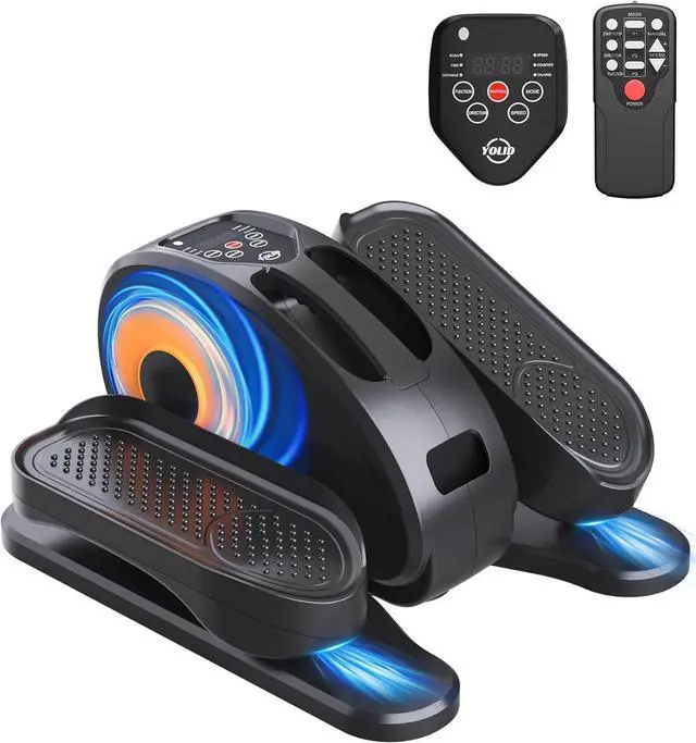 Main image of 2025 New Under Desk Elliptical Machine,Portable Seated Pedal Exercise Machine for Seniors,Mini Ellipse Leg Exerciser with 12 Adjustable Speeds&Remote Control,Quiet&Compact for Home Office