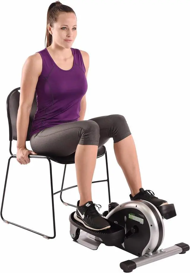 Alt view image 4 of 7 - Stamina Inmotion Compact Strider Foot Exercise Machine - Under Desk Elliptical - Standing or Seated Elliptical Fitness Equipment