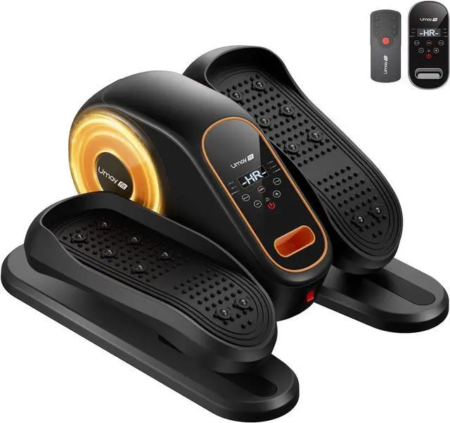 Main image of Under Desk Elliptical Machine, Ellipse Leg Exerciser for Seniors, Quiet & Portable Electric Seated Eclipse Exercise Training Machine with Remote, 12 Speeds & Mute Function, Manual & Auto Mode