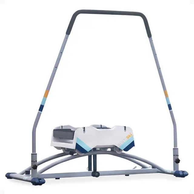 Main image of Aeroski Ski Simulator Workout Machine w/ Recoil Spring Resistance, 2 Poles & VR Goggles - Low Impact Elliptical Exercise Equipment for Home and Gym