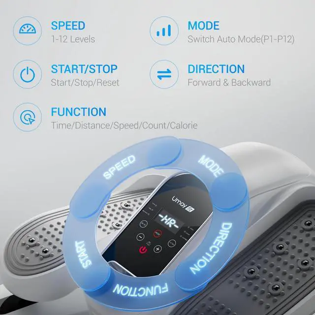 Alt view image 3 of 7 - Under Desk Elliptical Machine, Ellipse Leg Exerciser for Seniors, Quiet & Portable Electric Seated Eclipse Exercise Training Machine with Remote, 12 Speeds & Mute Function, Manual & Auto Mode