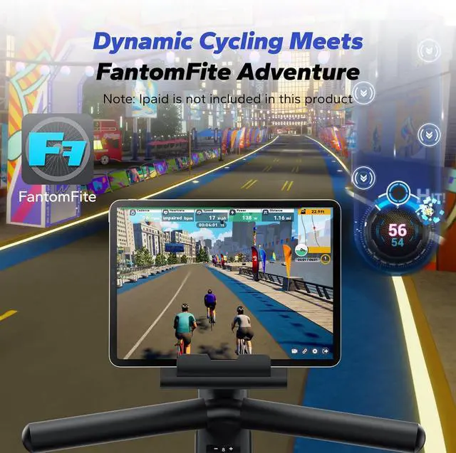 Alt view image 7 of 7 - MERACH Recumbent Exercise Bike for Home with Smart Bluetooth and Exclusive App Connectivity, LCD, Heart Rate Handle, Magnetic Recumbent Bikes S08/S23