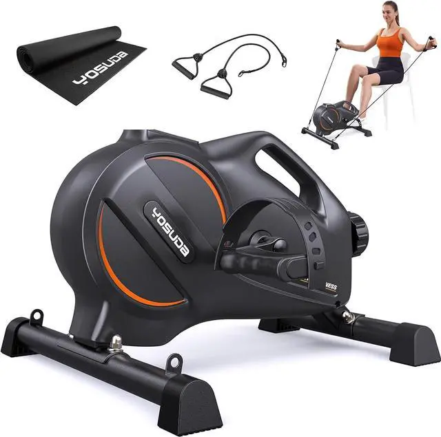Main image of YOSUDA Under Desk Bike Pedal Exerciser - Magnetic Mini Exercise Bike for Arm/Leg Exercise, Desk Pedal Bike for Home/Office Workout