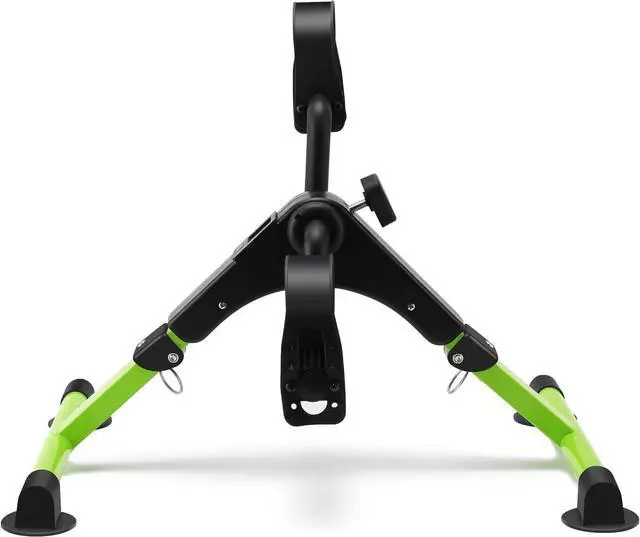 Alt view image 2 of 7 - Pedal Exerciser Desk Exercise Bike Leg and Arm Bike with LCD Monitor Foldable (black/green)