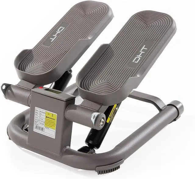 Main image of DHT Steppers for Exercise at Home, Mini Stair Stepper with Resistance Band, Workout Equipment with LCD Monitor, Fitness Stepper for Cardio Full Body Workout, for Home Gym(No Resistance Adjustment)