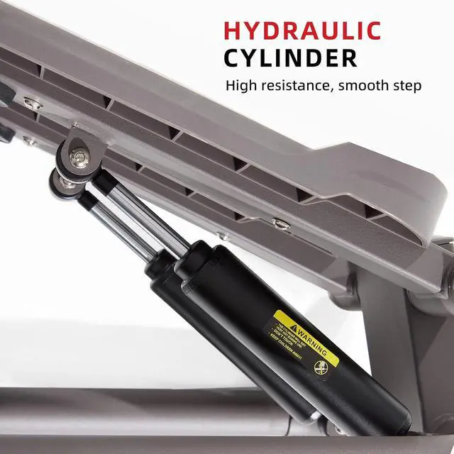Alt view image 3 of 7 - DHT Steppers for Exercise at Home, Mini Stair Stepper with Resistance Band, Workout Equipment with LCD Monitor, Fitness Stepper for Cardio Full Body Workout, for Home Gym(No Resistance Adjustment)