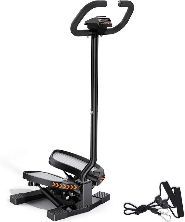 Main image of Sportsroyals Stair Stepper,Twist/Mini Stepper for Exercise at Home,Step Machine with Resistance Bands for Full Body Workout, 350lbs+ Capacity
