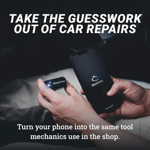 Alt view image 2 of 7 - BlueDriver Bluetooth Pro OBDII Scan Tool for iPhone & Android - No Subscription Fee - OBD2 Car Scanner and Code Reader - Diagnose Check Engine, ABS, SRS, Airbag & 7000+ Issues on Vehicles 1996+