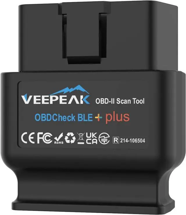 Main image of Veepeak OBDCheck BLE+ Bluetooth OBD II Scanner Wireless Car Diagnostic Scan Tool Check Engine Code Reader for iOS & Android
