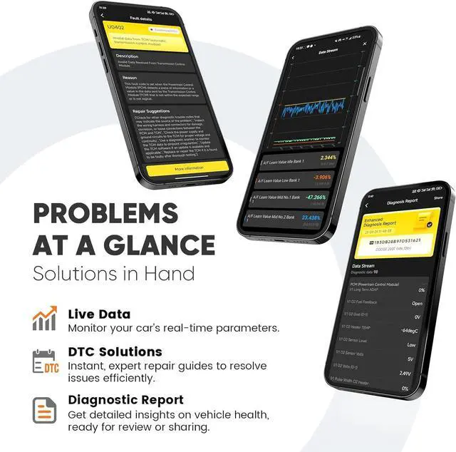 Alt view image 3 of 7 - ANCEL Echo OBD2 Scanner Bluetooth - All Systems Code Reader, Car Diagnostic Tool for iOS Android, Vehicle Scanner for Oil Light & Brake Reset, Battery Registration - Bidirectional Scan Tool, Live Data