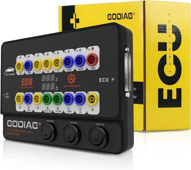 Main image of Godiag GT100+ OBDII Breakout Box, Advanced OBD and CAN Protocol Detector for ECU Bench Testing and Car Diagnostics
