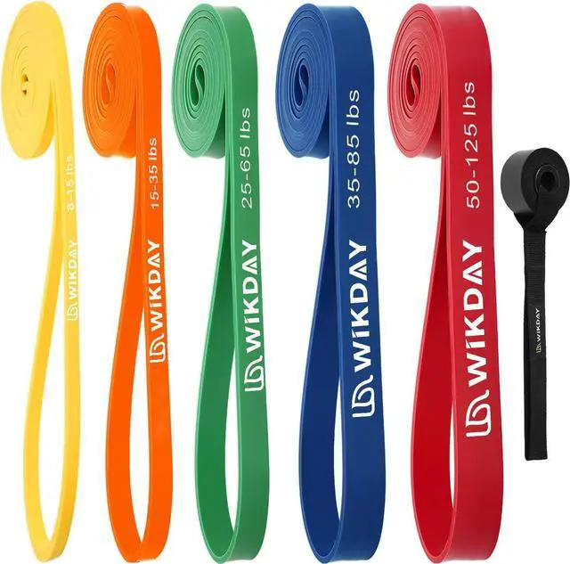 Main image of Resistance Bands, Pull Up Bands, Workout Bands for Exercise, Thick Heavy Resistance Band Set with Door Anchor, Elastic Bands for Body Stretching, Crossfit Training at Home/Gym Men & Women Women