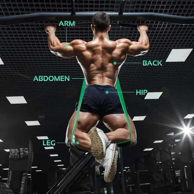 Alt view image 4 of 7 - TheFitLife Pull Up Assistance Bands- Resistance Bands for Working Out, Long Workout Bands for Exercise, Fitness Band for Pullup Assist, a Substitute of Dumbbell Set and Kettlebells, Barbell