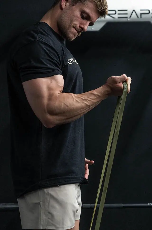 Alt view image 3 of 7 - Gymreapers Resistance Bands for Working Out  Elastic Pull Up Exercise Assistance Bands Set for Powerlifting, Stretching, WOD, Strength Training  for Men & Women