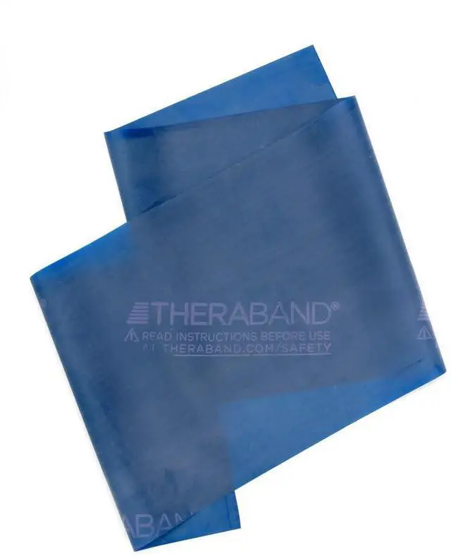 Alt view image 2 of 3 - THERABAND Resistance Bands, 6 Yard Roll Professional Latex Elastic Band For Upper & Lower Body, Core Exercise, Physical Therapy, Pilates, Home Workouts, Rehab, Blue, Extra Heavy, Intermediate Level 2