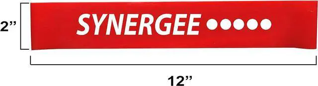Alt view image 2 of 6 - Synergee Exercise Fitness Resistance Band Mini Loop Bands That Perform Better When Working Out at Home or The Gym
