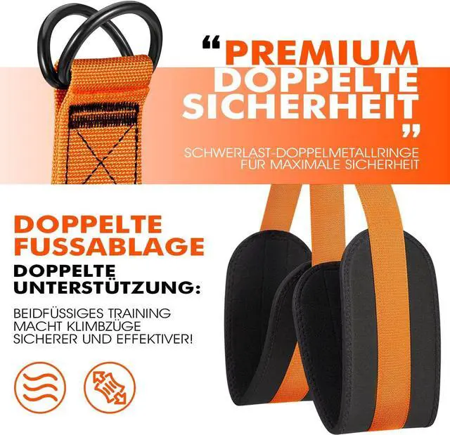 Alt view image 7 of 7 - HPYGN Pull Up Assistance Bands, Heavy Duty Resistance Band for Pull Up Bar, Adjustable Weight/Size with Fabric Feet/Knee Rest, Bands for Pull Up Assist for Strength Training, Pull Up Assist Band