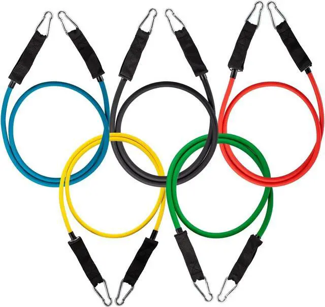 Alt view image 5 of 7 - Fit Simplify Resistance Tube Bands 12 Piece Set with Instruction Booklet