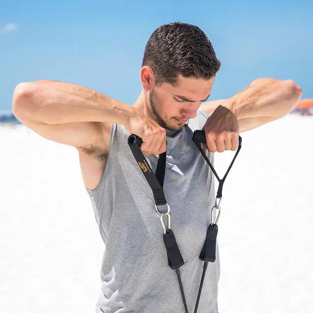 Alt view image 7 of 7 - Fit Simplify Resistance Tube Bands 12 Piece Set with Instruction Booklet