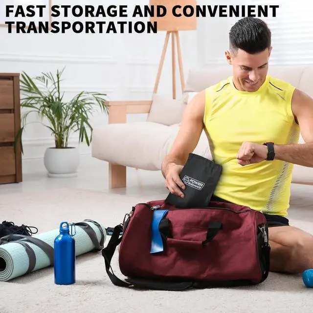 Alt view image 6 of 7 - POWER GUIDANCE Resistance Bands, Set of 5 Pull Up Bands, Pull Up Assistance Bands, Exercise Bands, Resistance Bands Set for Legs, Working Out, Muscle Training, Physical Therapy, Shape Body