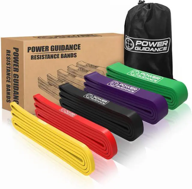 Main image of POWER GUIDANCE Pull Up Assist Bands - Stretch Resistance Band - Mobility Band - Powerlifting Bands - by Perfect for Body Stretching, Powerlifting, Resistance Training