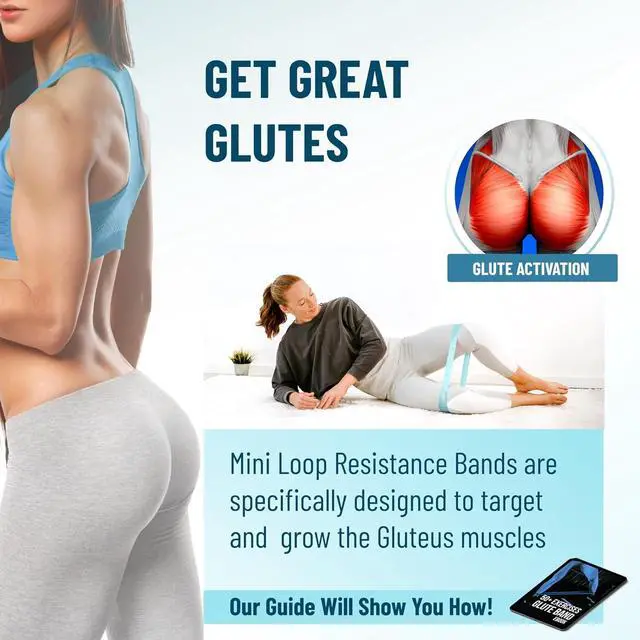 Alt view image 2 of 5 - Latex Mini Resistance Bands Sets for Trainers, Bootcamp, Gym for Men and Women in Fun Colors - Ebook, Videos and Workout Chart Included by Iron Core Fitness