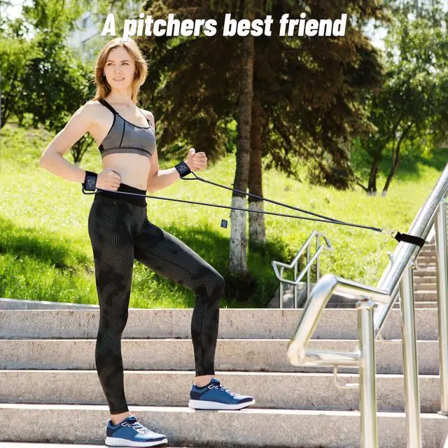 Alt view image 7 of 7 - Baseball Band Resistance Band for Pitchers, Arm Trainer for Throwing Training, 40lb