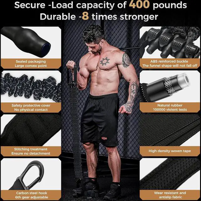 Alt view image 5 of 5 - Innstar Pull Up Assistance Bands, 3 Heavy-Duty Adjustable Pull Up Bands Set, Pull Up Bands Assistance Bands for Enhanced Strength Training