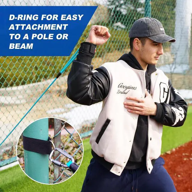 Alt view image 5 of 7 - Resistance Bands for Pitchers, Baseball & Softball Training Equipment for Improving Arm Strength & Pitching Training, Baseball Pitching Bands for All Skill Levels