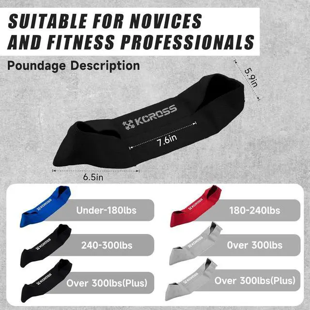 Alt view image 2 of 6 - KCROSS Bench Press Band for Men and Women, Weight Lifting Bench Press Band, Push Up Exercise Bench