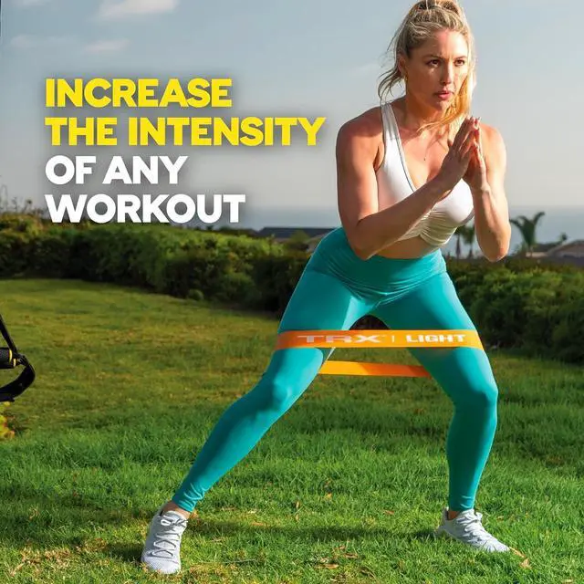 Alt view image 2 of 6 - TRX Training Exercise Bands, Exercise Bands for Working Out, Increase Exercise Intensity, Portable Workout Equipment for Women and Men, Set of 4