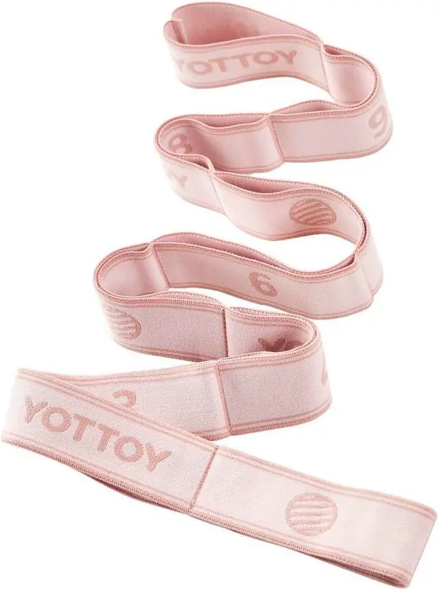 Main image of YOTTOY Yoga Strap and Resistance Bands-Exercise Elastic Bands for Working Out Women with 10 Loops-Perfect for Stretching and Physical Therapy