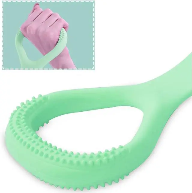 Alt view image 5 of 6 - Figure 8 Resistance Band, Arm Back Shoulder Exercise Elastic Rope Stretch Fitness Band, Foot, Leg, Hand Stretcher, Arm Exerciser for Yoga Pilates Stretching Physical Therapy, Home Gym Workout