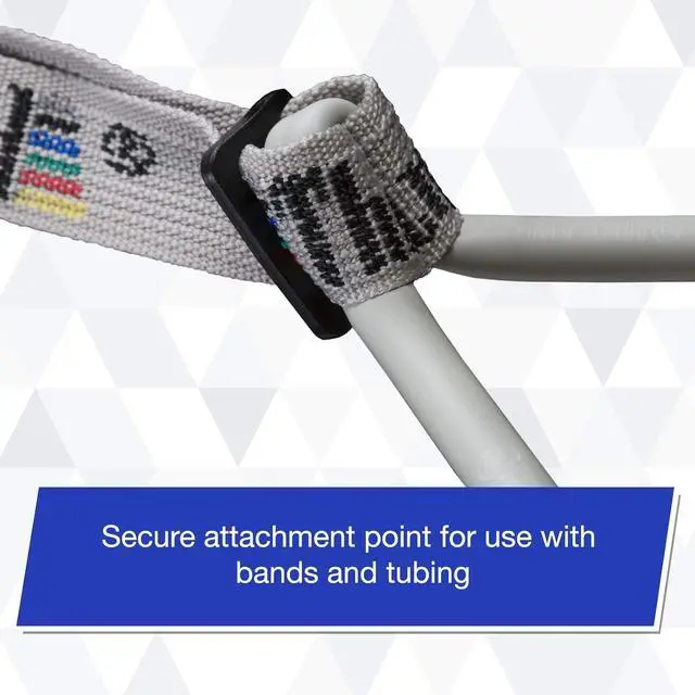 Alt view image 7 of 7 - THERABAND Resistance Tubes, Professional Latex Elastic Tubing, Upper & Lower Body, Core Exercise, Physical Therapy, Lower Pilates, At-Home Workouts, & Rehab, 5 Foot, Yellow, Red, & Green, Beginner Set