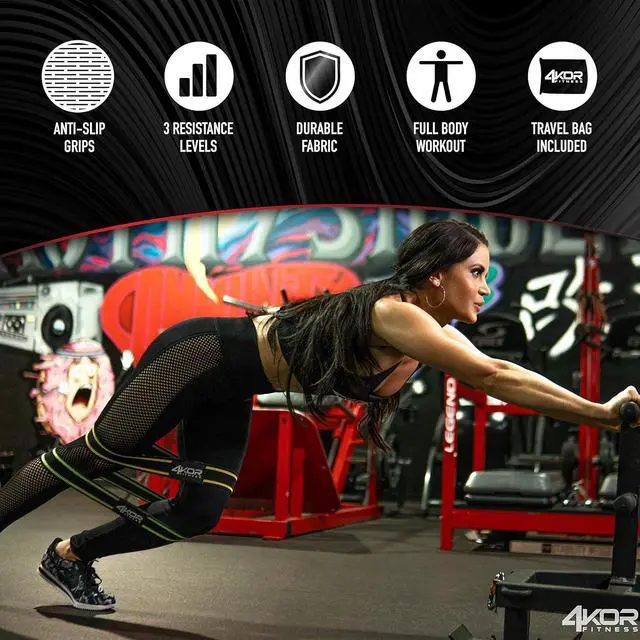 Alt view image 3 of 7 - Resistance Loop Band Set, Perfect for Crossfit, Yoga, Physical Therapy, and Booty Building