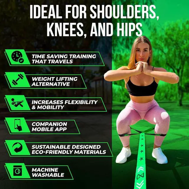 Alt view image 4 of 7 - Two8 Bands Multi Loop Resistance Band for Working Out - Home Gym Loop Resistance Bands for Women & Men, Athletic Rehab Equipment Workout Loops, Sports Fitness Gear