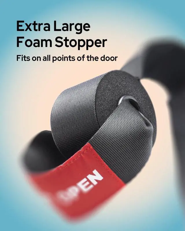 Alt view image 5 of 7 - 3-in-1 Door Anchor for Resistance Bands, SOZZY Heavy Duty Door Anchor with Safety Tag, Widened Thickened Webbing, Secure Stitching Great for Exercise Bands, Therapy Bands, Suspension Training