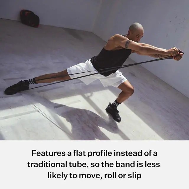 Alt view image 6 of 7 - Les Mills SMARTBAND Extreme Workouts Bands with Handles for Women and Men, Resistance Bands for Working Out, Stretch Bands for Exercise at Home