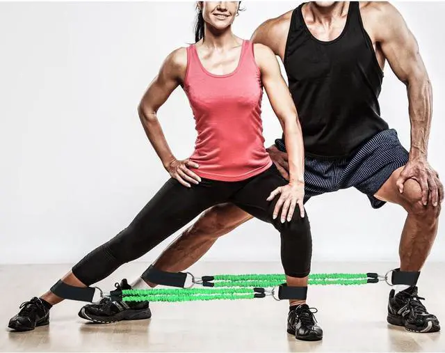 Alt view image 3 of 7 - Ankle Resistance Training Speed and Agility Training Tool Ankle Resistance Bands for Football Basketball Taekwondo Yoga Boxing Soccer Kick Boxing Thai Punch Karate Running