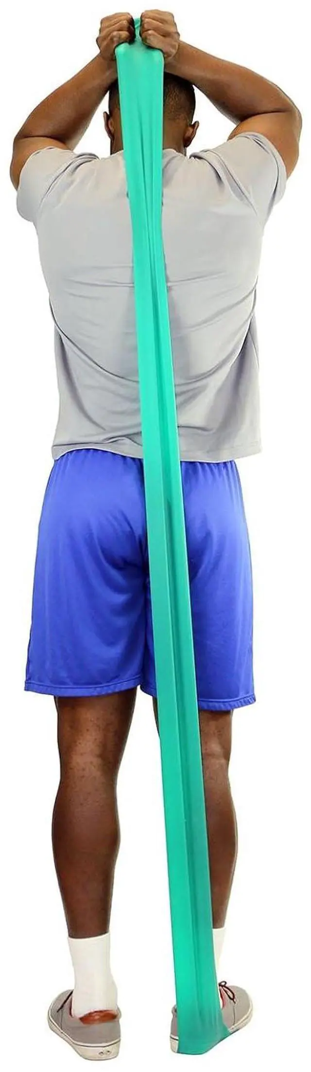 Alt view image 3 of 4 - CanDo Low Powder Exercise Band, 50 yard roll, Green: Medium